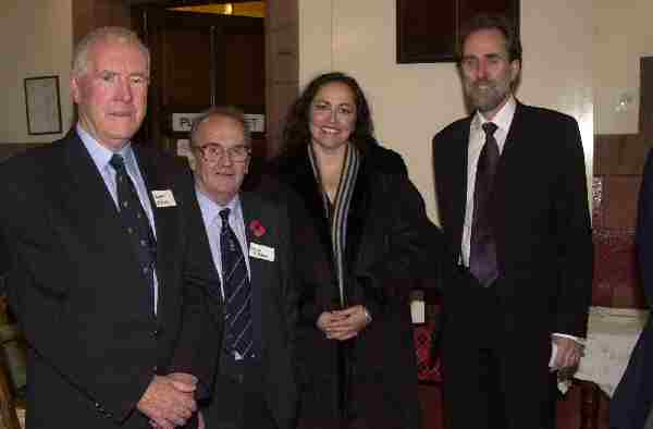 Councillor Alistair McKinlay, Councillor Donnie McMillan, Jane Robbins (Sculptor), Seamus Lalor of Argyll and Bute Council